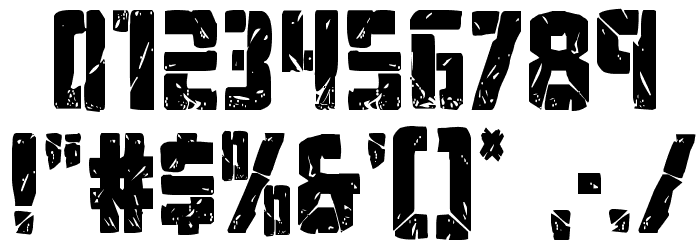 Tower Ruins Condensed Font OTHER CHARS