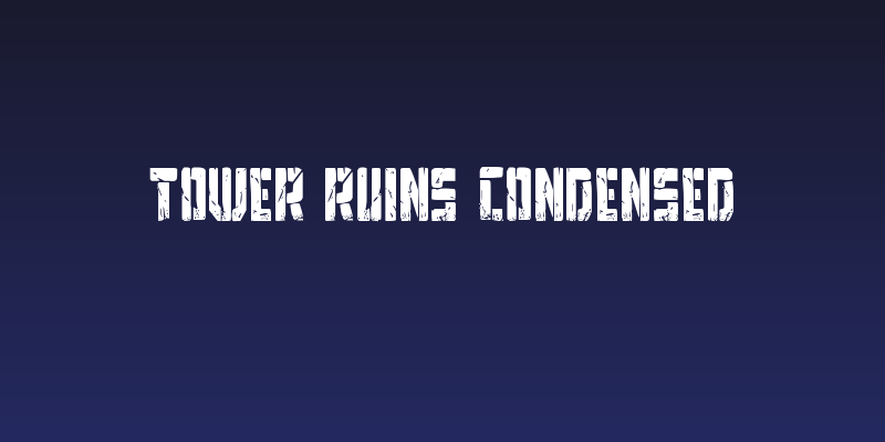 Tower Ruins Condensed Social Header