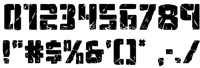 Tower Ruins Drop-Case Font OTHER CHARS