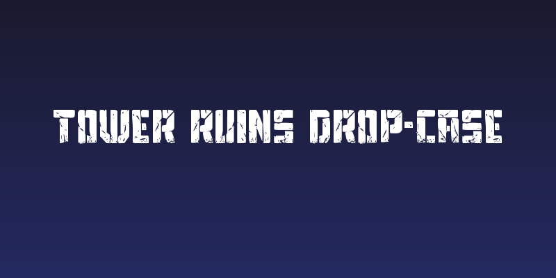 Tower Ruins Drop-Case Social Header