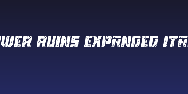 Tower Ruins Expanded Italic Social Header