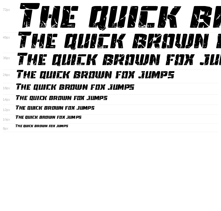 Tower Ruins Expanded Italic Waterfall