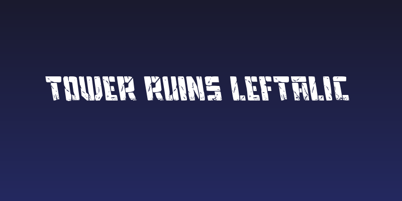 Tower Ruins Leftalic Social Header