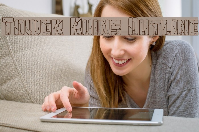 Tower Ruins Outline Example 3