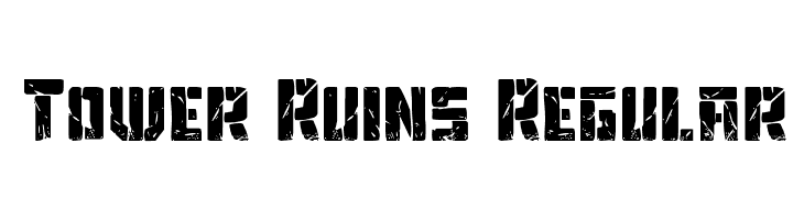 Tower Ruins Regular Font