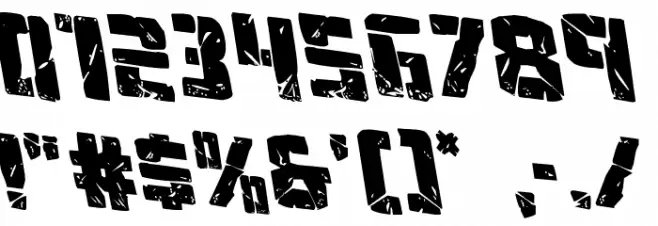 Tower Ruins Rotaleft Font OTHER CHARS