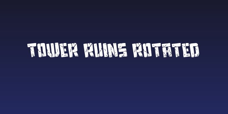 Tower Ruins Rotated Social Header