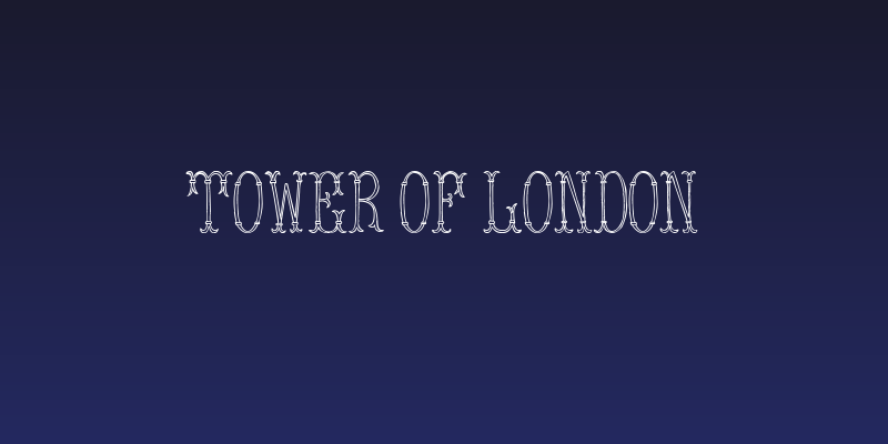 Tower of London Social Header