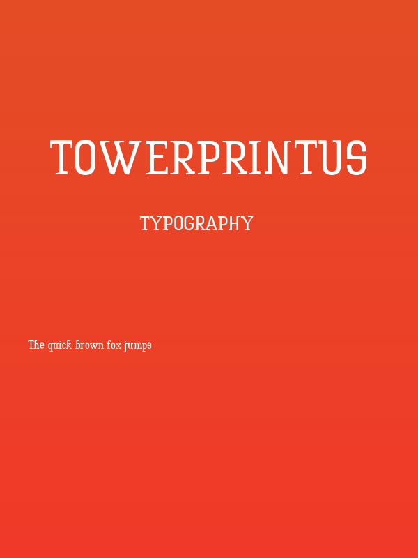 TowerPrintUS Poster
