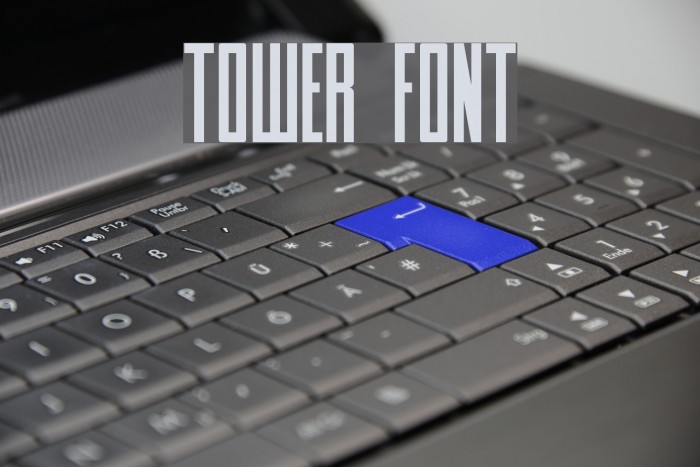Tower Font examples
