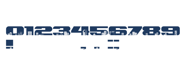 Townscape Regular Other Characters