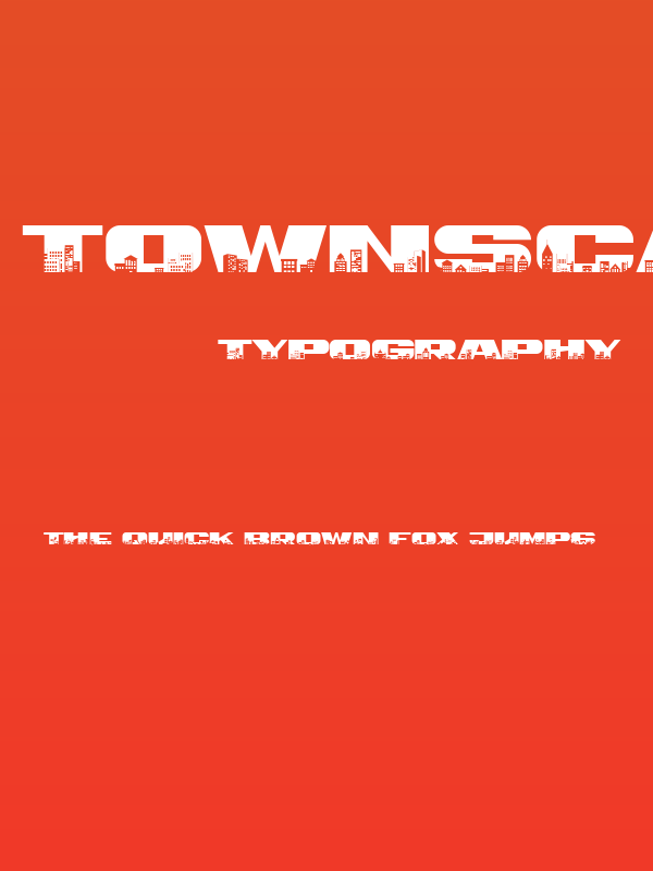 Townscape Regular Poster