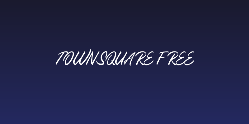 Townsquare FREE Social Header