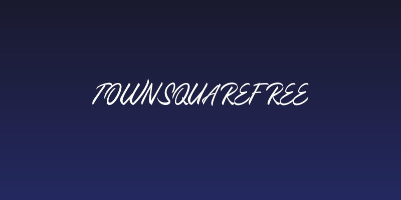 TownsquareFREE Social Header