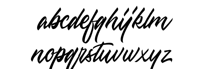TownsquareFREE Schriftart Kleinbuchstaben