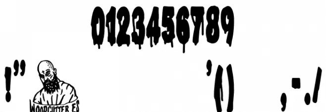 Toxic Cemetery Font OTHER CHARS
