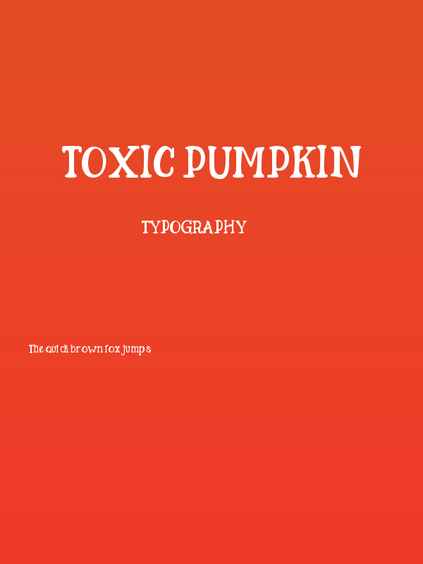 Toxic Pumpkin Poster