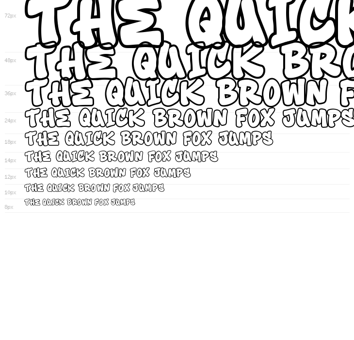 Toxic Rebel Outline Outline Waterfall