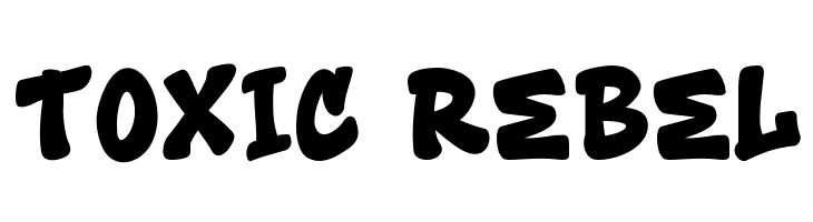 Toxic Rebel  フリーフォントのダウンロード