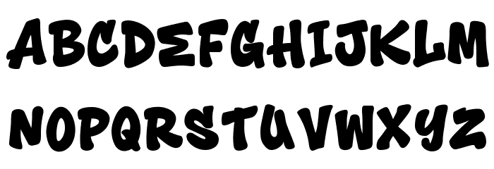 Toxic Rebel フォント 小文字