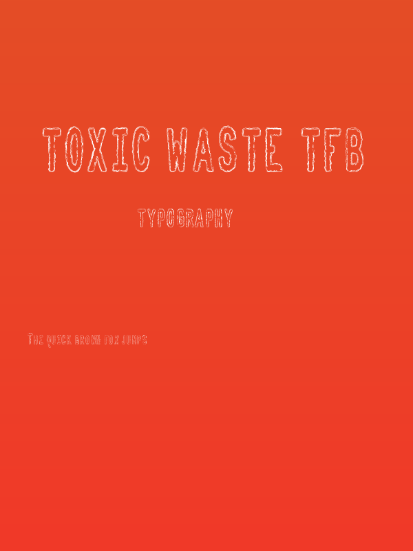 Toxic Waste tfb Poster