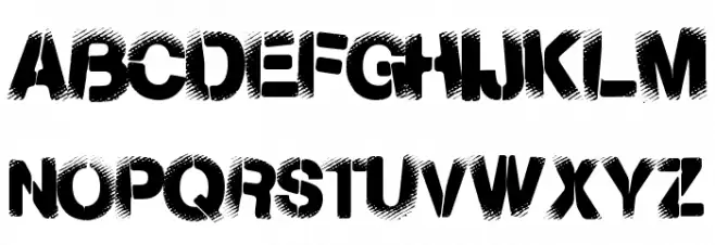 ToxicPowers Шрифта ВЕРХНИЙ