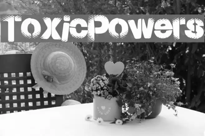 ToxicPowers Font examples