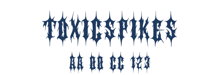 ToxicSpikes Font Preview