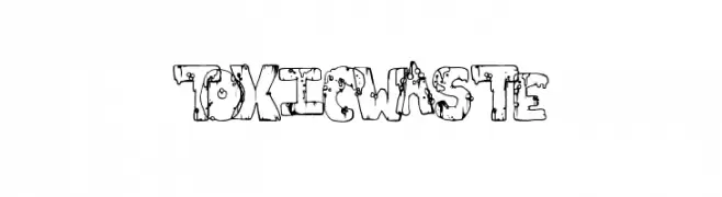 ToxicWaste  Скачать бесплатные шрифты