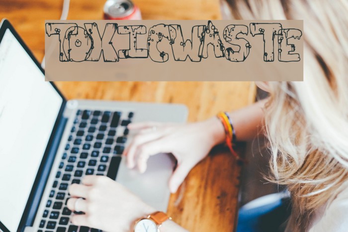 ToxicWaste Font examples