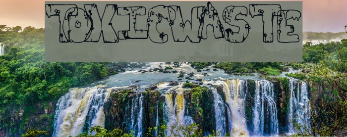 ToxicWaste Font examples
