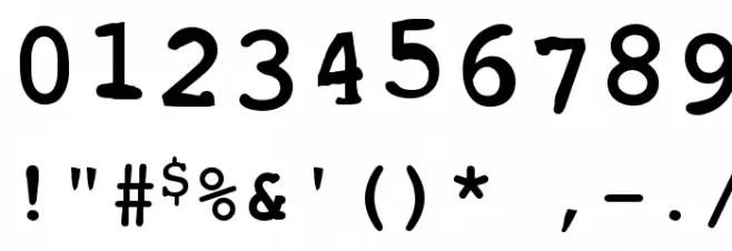 Toxica Font OTHER CHARS