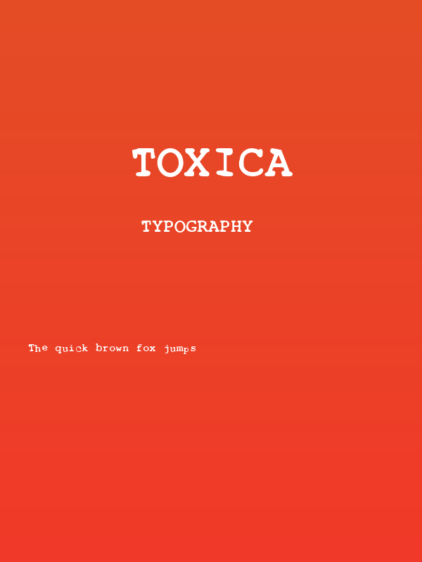 Toxica Poster