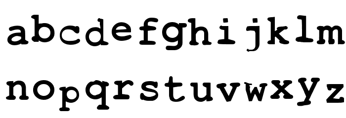 Toxica Font LOWERCASE