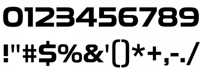 ToxigenesisRg-Bold Font OTHER CHARS