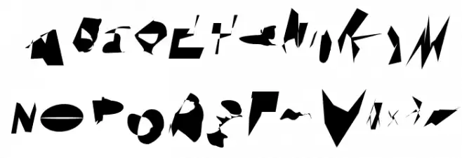 Toxik Oblique Schriftart Groß