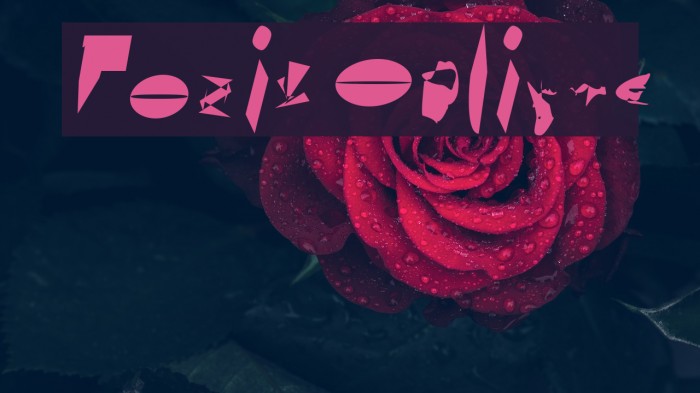 Toxik Oblique Font examples