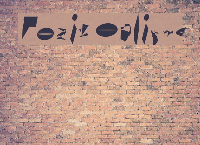 Toxik Oblique Font examples