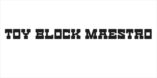 Toy Block Maestro Logo