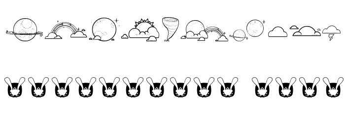 Toy Cloud Font OTHER CHARS