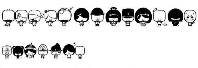 Toy Stum Schriftart Groß