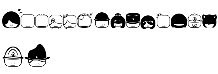 Toy Stum Font LOWERCASE
