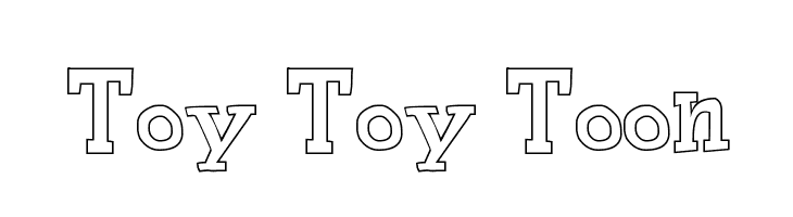 Toy Toy Toon  les polices de caractères gratuit tlcharger