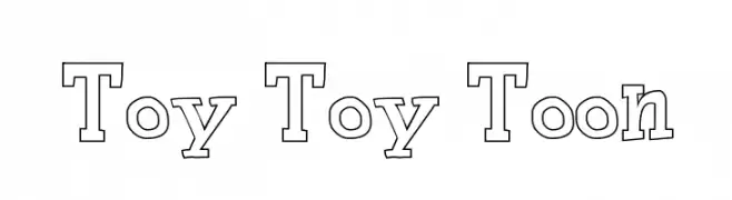 Toy Toy Toon  Frei Schriftart Herunterladen
