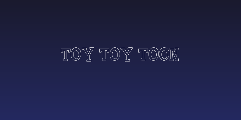 Toy Toy Toon Social Header