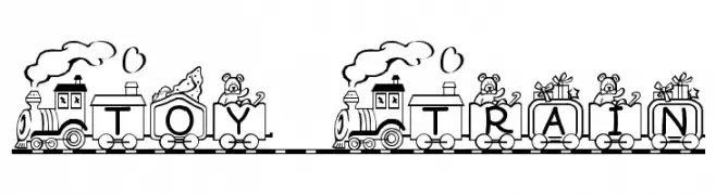 Toy Train  Descarca Fonturi Gratis