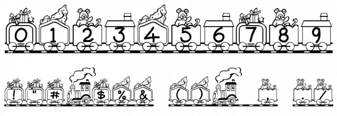 Toy Train Fonte OUTROS PERSONAGENS