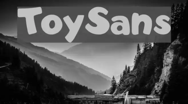 ToySans Font examples