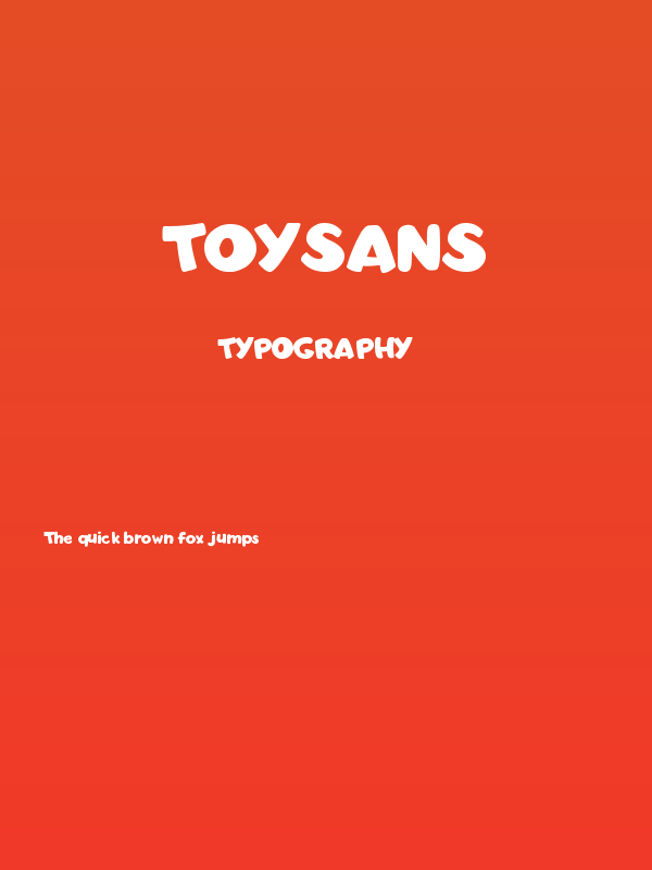 ToySans Poster