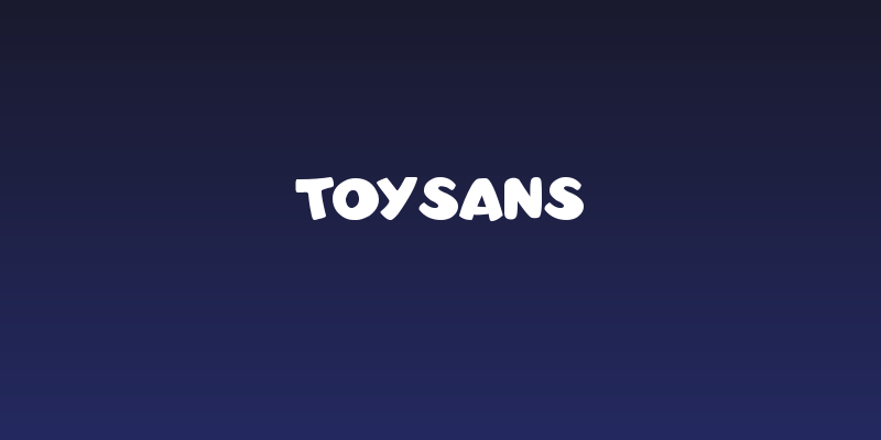 ToySans Social Header